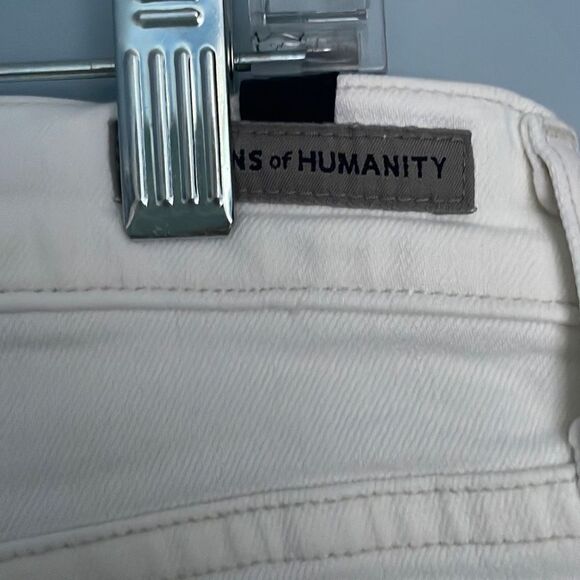 Citizens of Humanity Harlow Ankle high rise slim white jeans 28 - Picture 6 of 10